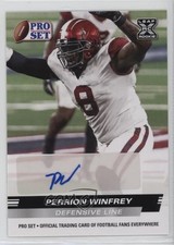 2022 Leaf Pro Set Draft Auto Perrion Winfrey #PSA-PW1 Auto 16ad