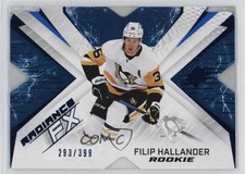 2022-23 SPx Radiance F/X Rookies Blue 293/399 Filip Hallander #RFX-87 14zd