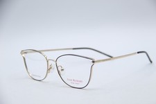NEW ISAAC MIZRAHI IM30045 BK BLACK GOLD AUTHENTIC EYEGLASSES 51-16
