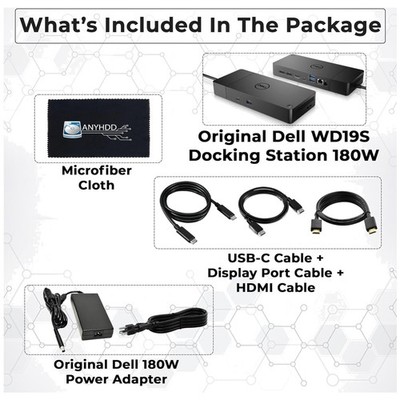 USB-C Docking Station HDMI DisplayPort USB-C Cable~^