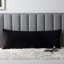 Velvet Body Pillow Cover/Case Pillowcase with Zipper, Soft and Cozy, Zippered Fl