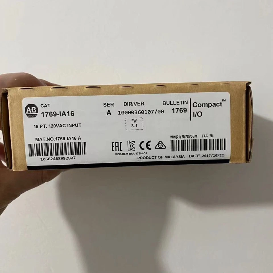 AB 1769-IA16 /A CompactLogix 16 Pt 120VAC D/I Module 1769IA16 ! - Image 2 of 4