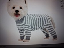 Dog Striped Recovery Suit, Puppy After Surgery for Female Male Dogs, Dogs