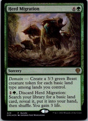 Herd Migration 429 Foil Unique and Miscellaneous Promos Magic: The Gathering NM
