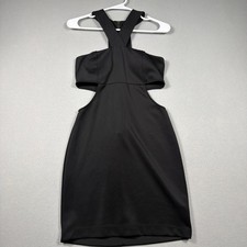 GUESS Black Sleeveless Cocktail Dress With Side Cut Outs Size Medium