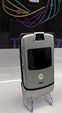 Motorola RAZR V3 Silver Verizon Untested As Is For Parts
