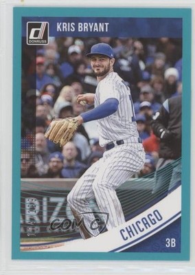 2018 Panini Donruss Variations Teal Border /199 Kris Bryant (No Sunglasses) 1c1