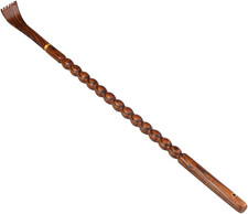 Long Sturdy Natural Wood Back Scratcher Massager Therapeutic Body Relaxation