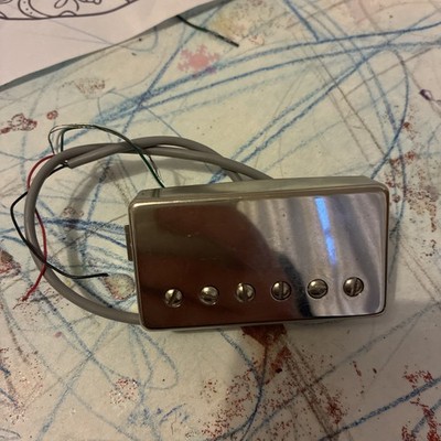 Gibson Burstbucker Pro Pickup Hals doppelt schwarz Spulen 7,2 4 Draht Leiter 