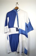 Vintage Catherine Ogust Penthouse Gallery Dress Medium Artsy 70s Signed Tunic