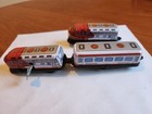 Wind Up Express Train 3 cars Vintage works — photo 2