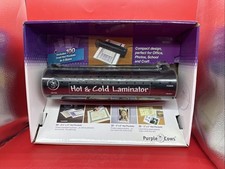 Purple cows Hot & Cold Laminator Includes 100 Pockets In 3 Sizes 3015C