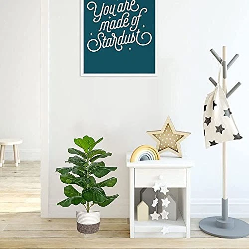  Hoja de violín artificial higuera/ficus lirata sintético para jardinera marrón en casa Foto 4 de 4