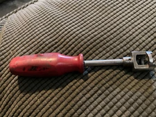 K-D Tools 285 Drum Brake Shoe Retaining Spring Cap Tool Red Hard Handle USA