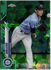 2020 Topps Chrome Update Sapphire Edition #U-167 Yoshi Hirano Green #/45