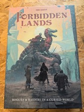 Forbidden Lands RPG Boxed Set - Complete with 2 Books Stickers and Map