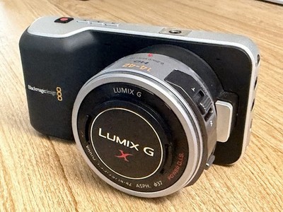 Blackmagic Pocket Cinema Camera 4K  / LUMIX Lens
