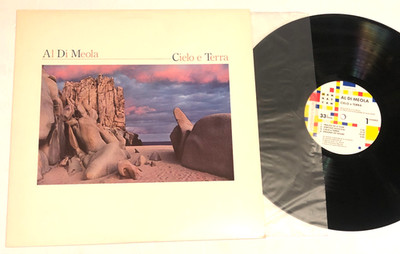 Al Di Meola  Cielo e Terra Lp jazz guitar Nm