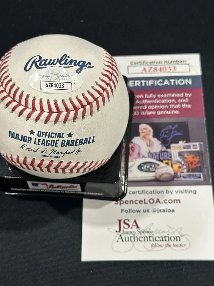 Bryan Woo Signed Mariners City Connect Baseball Autographed Auto ~ JSA COA - Image 2 of 2