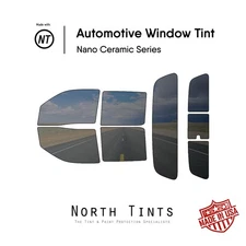 Nano Ceramic PreCut Window Tint Film for Nissan Frontier 2022-2024 4 Dr Crew Cab