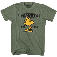 Peanuts Woodstock Est. 1966 T-Shirt, Woodstock Bird Graphic Tee, Unisex Retro