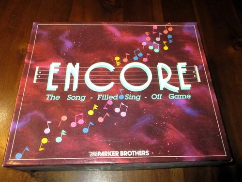 Vintage Parker Brothers Encore Music Board Game, Complete 1989