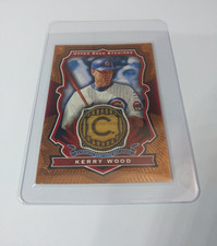 2004 Upper Deck Etchings Baseball Etching Bats Red Kerry Wood /150