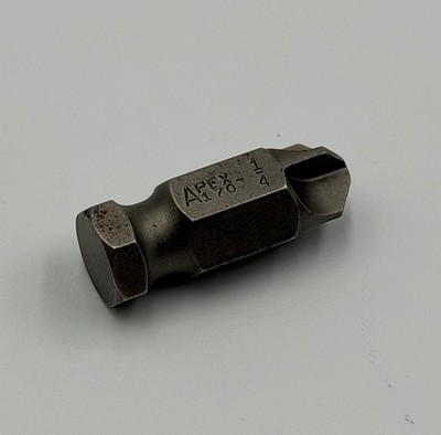Apex 170 - 1/4'' Torq Hex Power Drive Bit (One) 1 Pc Model Apex 170-1-4 Nice