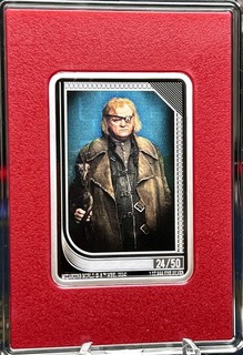 Moneda comercial 2024 Agoro Harry Potter ALASTOR MAD EYE MOODY #24 1 oz rubí escaso