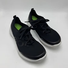 Oofos OOmg Sport Low Womens Sz 10 Shoes Recovery Sneakers Black Lace Up Comfort