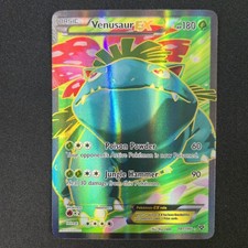 Venusaur EX 141/146 XY Base Set Full Art Ultra Rare Nintendo Pokemon Card