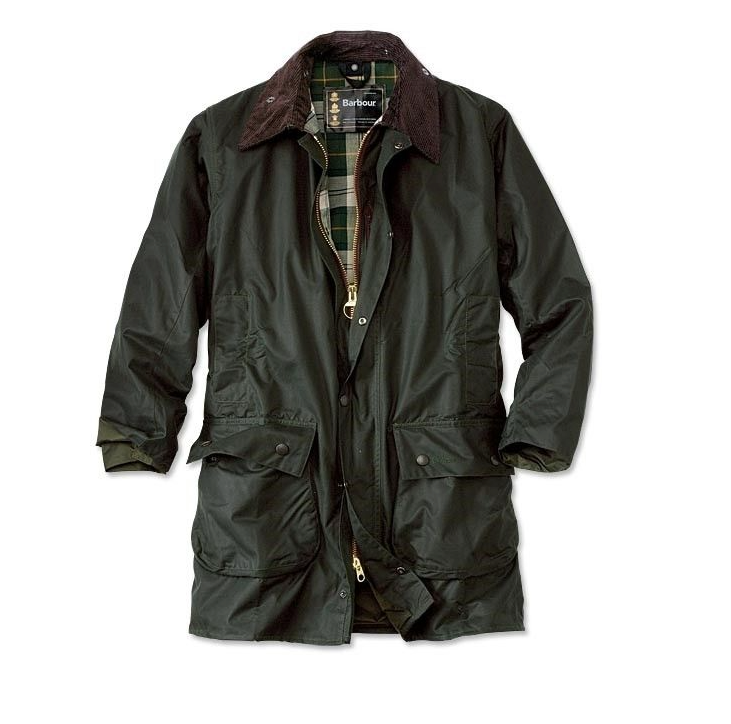 BARBOUR BORDER WAX JACKET in Sage MSRP $500 British Heritage | eBay