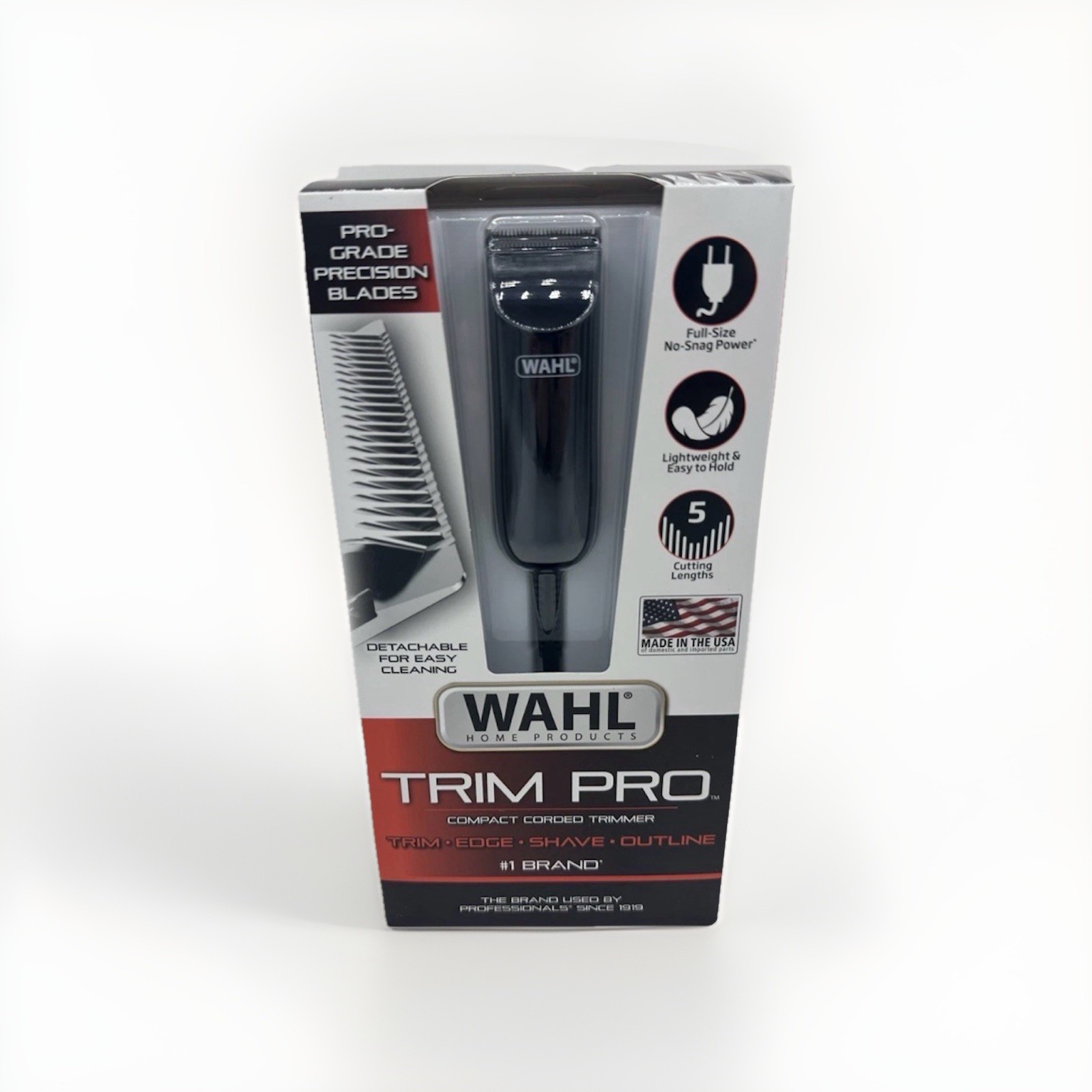 Wahl Trim Pro Compact Corded Trimmer Trim Edge Shave Outline