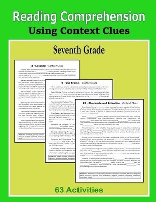 C Mahoney Reading Comprehension - Using Context Clues - Seventh Gr (Taschenbuch)