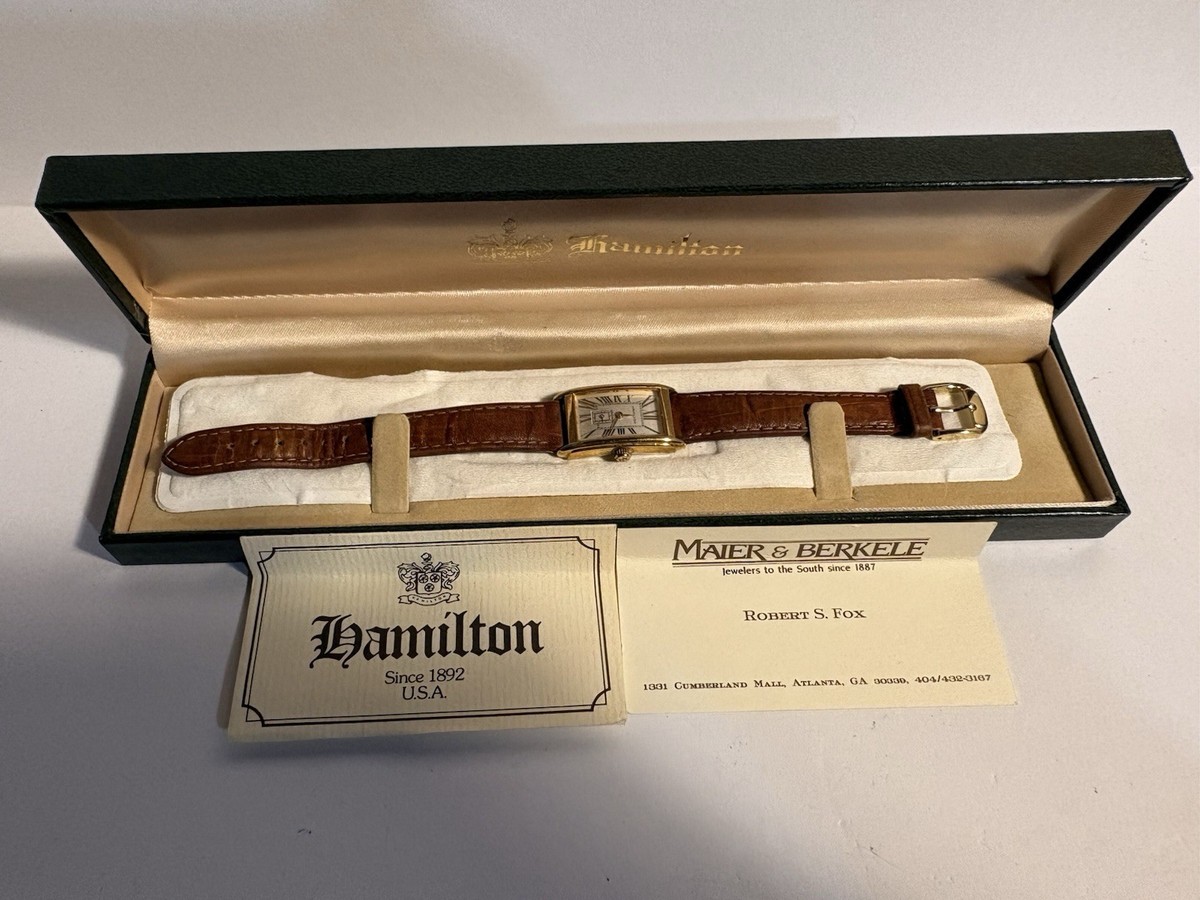 Hamilton Boulton “Mint” Tank - 6162 original box & papers. View 2
