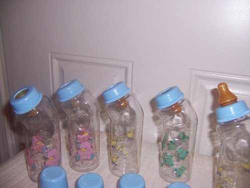Latex nipple baby bottle lot 9 oz 6 bottles lot 2