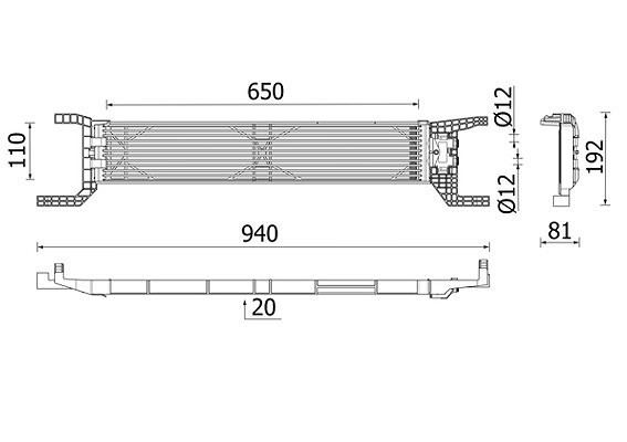 Mahle ÖLküHler, Automatikgetriebe FüR Fiat-image