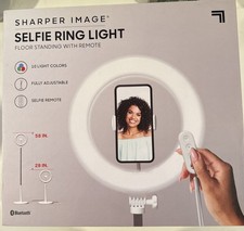 Sharper Image Social Star Selfie Light Stand with Remote NEW + Bonus