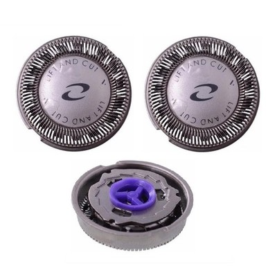 3Pcs HQ55 Replacement Shaver Heads for Philips Norelco HQ3 HQ4 HQ55 HQ56 HQ6 Ele