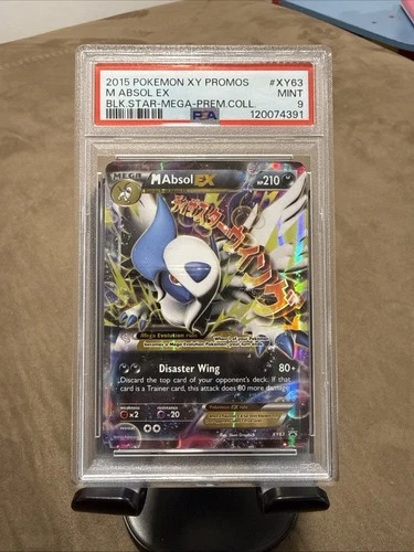 2015 POKEMON XY BLACK STAR PROMO M ABSOL EX #XY63 PSA 9 MINT FRESH