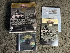 Vtg 1998 Panzer Commander World War II Tank Simulator PC Game Windows 95 Big Box