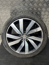 VOLKSWAGEN TOURAN MK2 R LINE ALLOY WHEEL & TYRE 9.5mm 225/45ZR18 ET52 5TA601025F