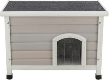 Trixie Outdoor Cat House, Weatherproof Cat Home with Adjustable Legs  Raised Fl