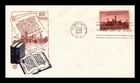 US COVER SMITHSONIAN INSTITUTION 100TH ANNIVERSARY FDC SCOTT 943 BI-COLOR CRAFT