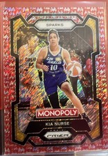 Kia Nurse- 2024 Panini WNBA Monopoly Red Shimmer M$ #35/100 WNBA#16 Sparks