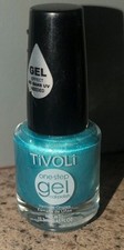 Tivoli One-Step Gel Nail Polish Blue Shiny 0.45 fl oz UV Needed Long-Lasting