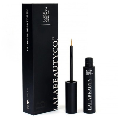 LalaBeautyCo Lash Growth Serum for Longer, Thicker, Fuller Lashes   Peptide, ...