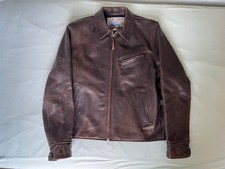Aero Leathers 1950s Halfbelt Lederjacke, L/42...
