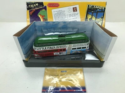 CORGI 1:76 OM43512 BLACKPOOL BALLOON TRAM LITTLE ITALY + CERTIFICATE + BOXED - Image 1 of 4