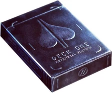 theory11 DeckONE Playing Cards (Industrial Edition) Poker, Silver 